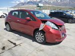 2015 Nissan Leaf S Красный vin: 1N4AZ0CP6FC308791