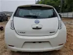 2015 Nissan Leaf S White vin: 1N4AZ0CP6FC314879