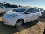 2015 Nissan Leaf S White vin: 1N4AZ0CP6FC320360