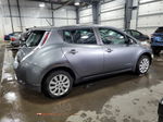 2015 Nissan Leaf S Gray vin: 1N4AZ0CP6FC322996