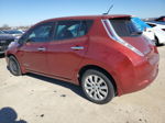 2015 Nissan Leaf S Red vin: 1N4AZ0CP7FC302403