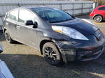 2015 Nissan Leaf S Black vin: 1N4AZ0CP7FC305527