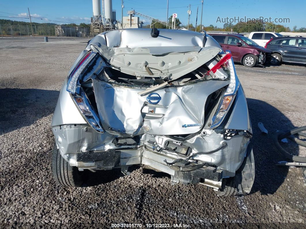 2015 Nissan Leaf S Gray vin: 1N4AZ0CP7FC310145