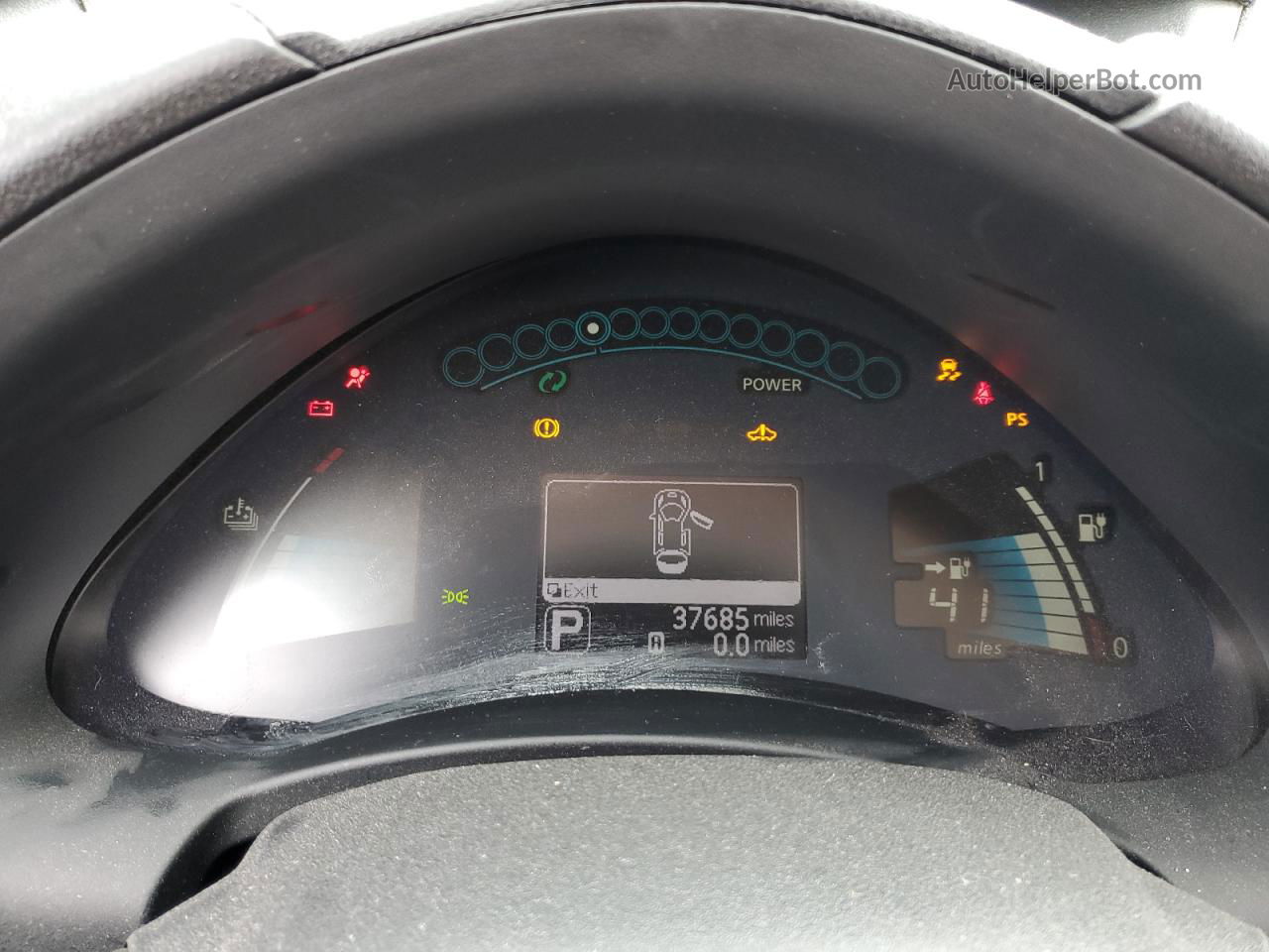 2015 Nissan Leaf S Серебряный vin: 1N4AZ0CP7FC311103