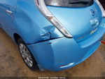 2015 Nissan Leaf S Blue vin: 1N4AZ0CP7FC312817