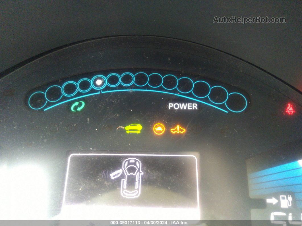 2015 Nissan Leaf S Серый vin: 1N4AZ0CP7FC313188