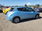 2015 Nissan Leaf S Blue vin: 1N4AZ0CP7FC316043