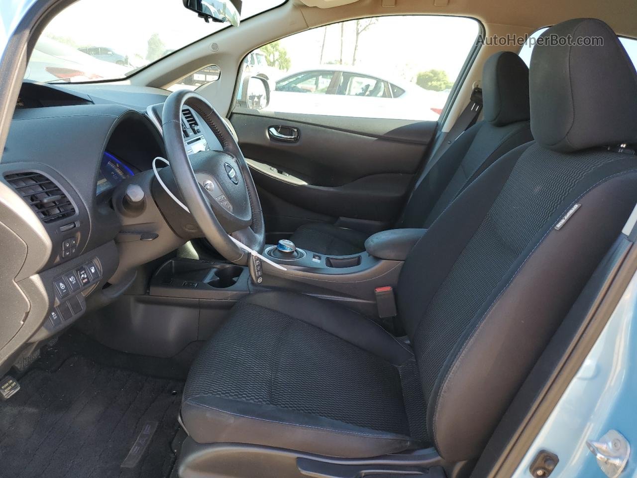 2015 Nissan Leaf S Синий vin: 1N4AZ0CP7FC316043