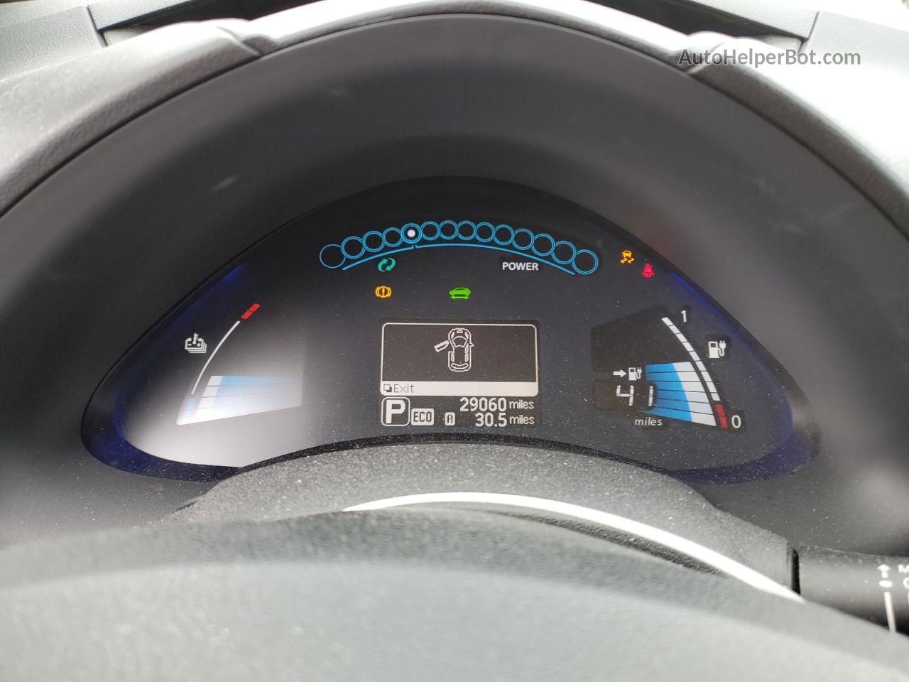 2015 Nissan Leaf S Серый vin: 1N4AZ0CP7FC324773