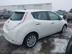 2015 Nissan Leaf S Белый vin: 1N4AZ0CP7FC325289