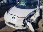 2015 Nissan Leaf S White vin: 1N4AZ0CP7FC329858