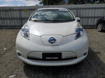 2015 Nissan Leaf S White vin: 1N4AZ0CP8FC306962