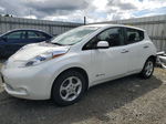 2015 Nissan Leaf S White vin: 1N4AZ0CP8FC306962