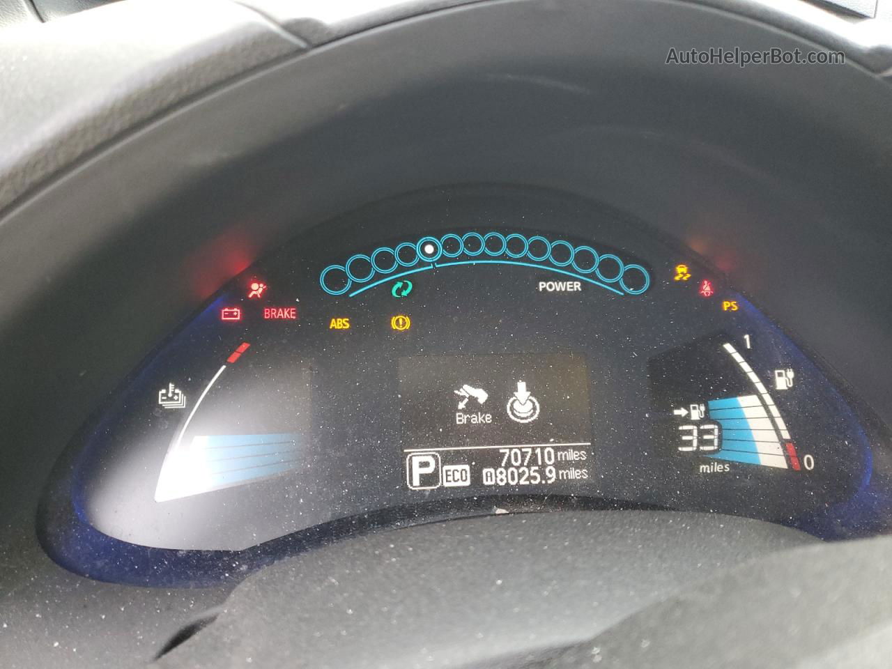 2015 Nissan Leaf S Черный vin: 1N4AZ0CP8FC309201