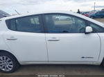 2015 Nissan Leaf S White vin: 1N4AZ0CP8FC329481