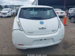 2015 Nissan Leaf S White vin: 1N4AZ0CP8FC329481