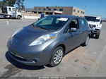 2015 Nissan Leaf S Gray vin: 1N4AZ0CP9FC302337