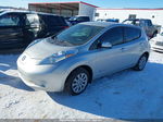 2015 Nissan Leaf S Серебряный vin: 1N4AZ0CP9FC308994