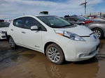 2015 Nissan Leaf S Белый vin: 1N4AZ0CP9FC311751