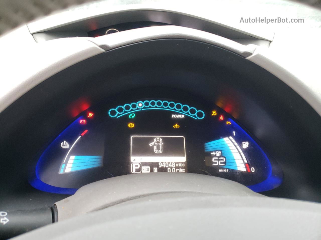 2015 Nissan Leaf S Серый vin: 1N4AZ0CP9FC314780