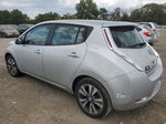 2015 Nissan Leaf S Silver vin: 1N4AZ0CP9FC315895