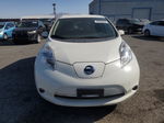 2015 Nissan Leaf S White vin: 1N4AZ0CP9FC319946