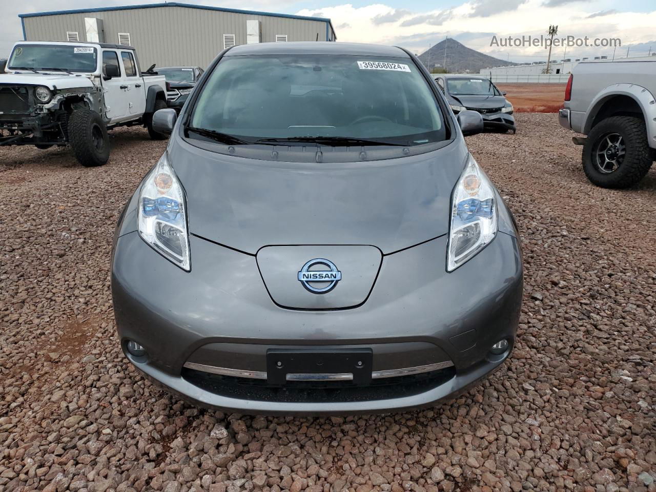 2015 Nissan Leaf S Silver vin: 1N4AZ0CP9FC319963