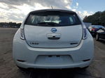 2015 Nissan Leaf S White vin: 1N4AZ0CP9FC326217