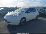 2015 Nissan Leaf Sv Белый vin: 1N4AZ0CP9FC330610