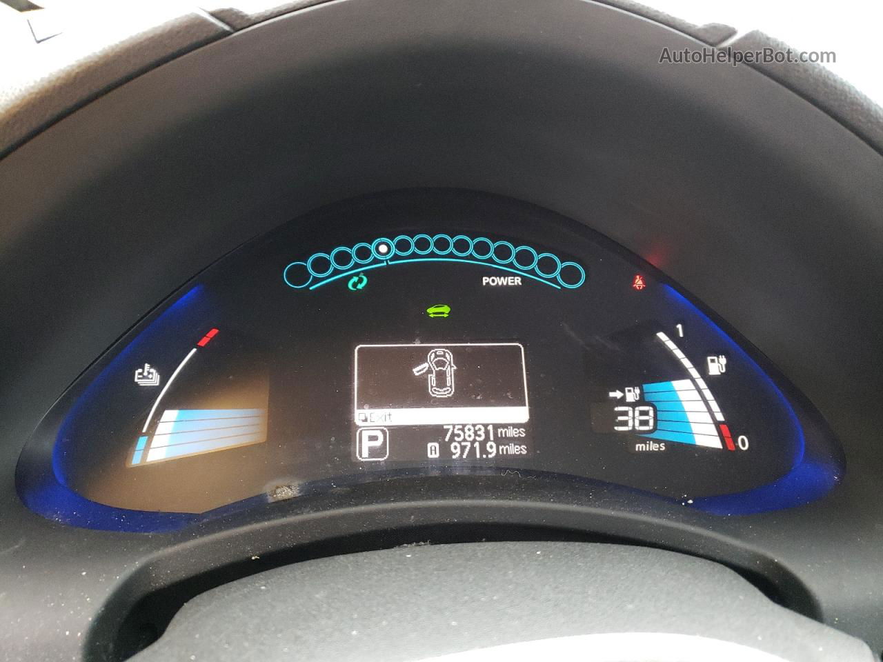 2015 Nissan Leaf S Красный vin: 1N4AZ0CPXFC301245