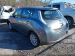 2015 Nissan Leaf S Gray vin: 1N4AZ0CPXFC304131