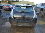 2015 Nissan Leaf S Black vin: 1N4AZ0CPXFC312732