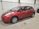 2015 Nissan Leaf S Red vin: 1N4AZ0CPXFC313525