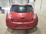 2015 Nissan Leaf S Red vin: 1N4AZ0CPXFC313525