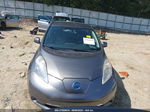 2015 Nissan Leaf S Gray vin: 1N4AZ0CPXFC319891