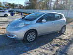 2015 Nissan Leaf S Silver vin: 1N4AZ0CPXFC320443