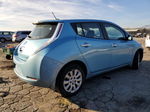 2015 Nissan Leaf S Turquoise vin: 1N4AZ0CPXFC320507