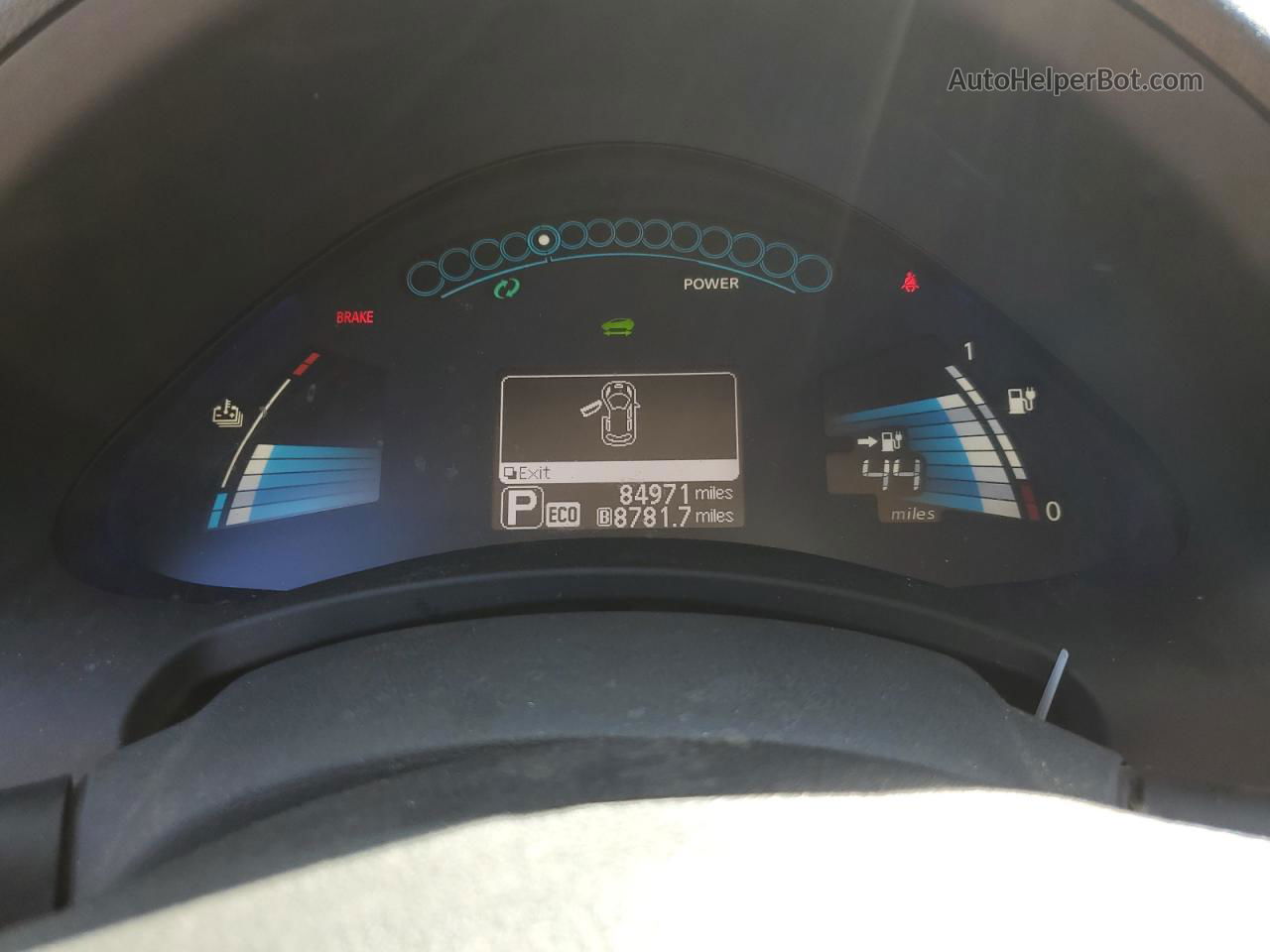 2015 Nissan Leaf S Gray vin: 1N4AZ0CPXFC328798