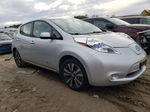 2015 Nissan Leaf S Silver vin: 1N4AZ0CPXFC330714