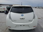 2015 Nissan Leaf S White vin: 1N4AZ0CPXFC330910