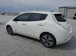 2015 Nissan Leaf S White vin: 1N4AZ0CPXFC330910