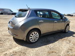 2015 Nissan Leaf S Gray vin: 1N4AZ0CPXFC333533