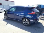 2019 Nissan Leaf S Blue vin: 1N4AZ1CP0KC303117