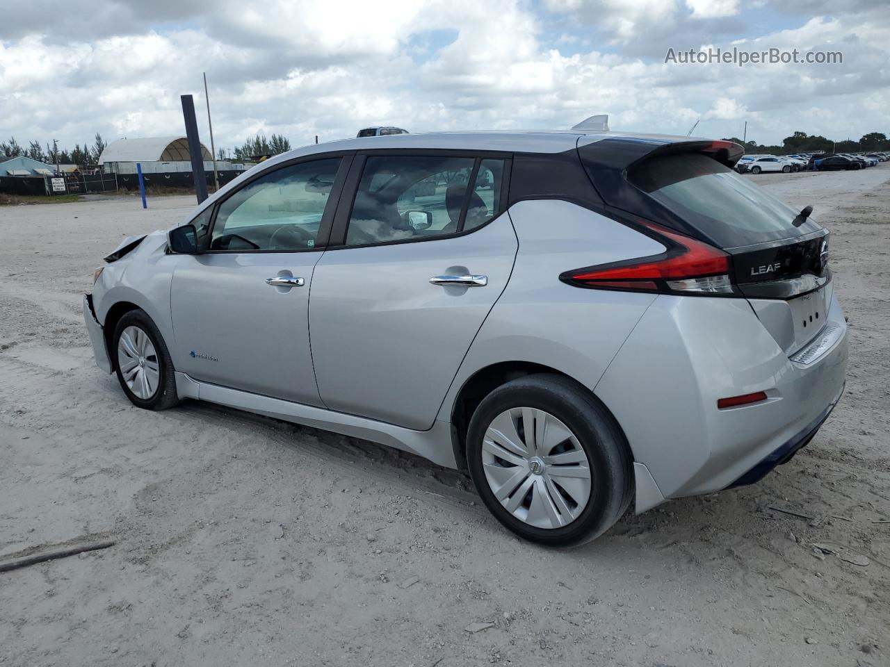 2019 Nissan Leaf S Серебряный vin: 1N4AZ1CP0KC303540