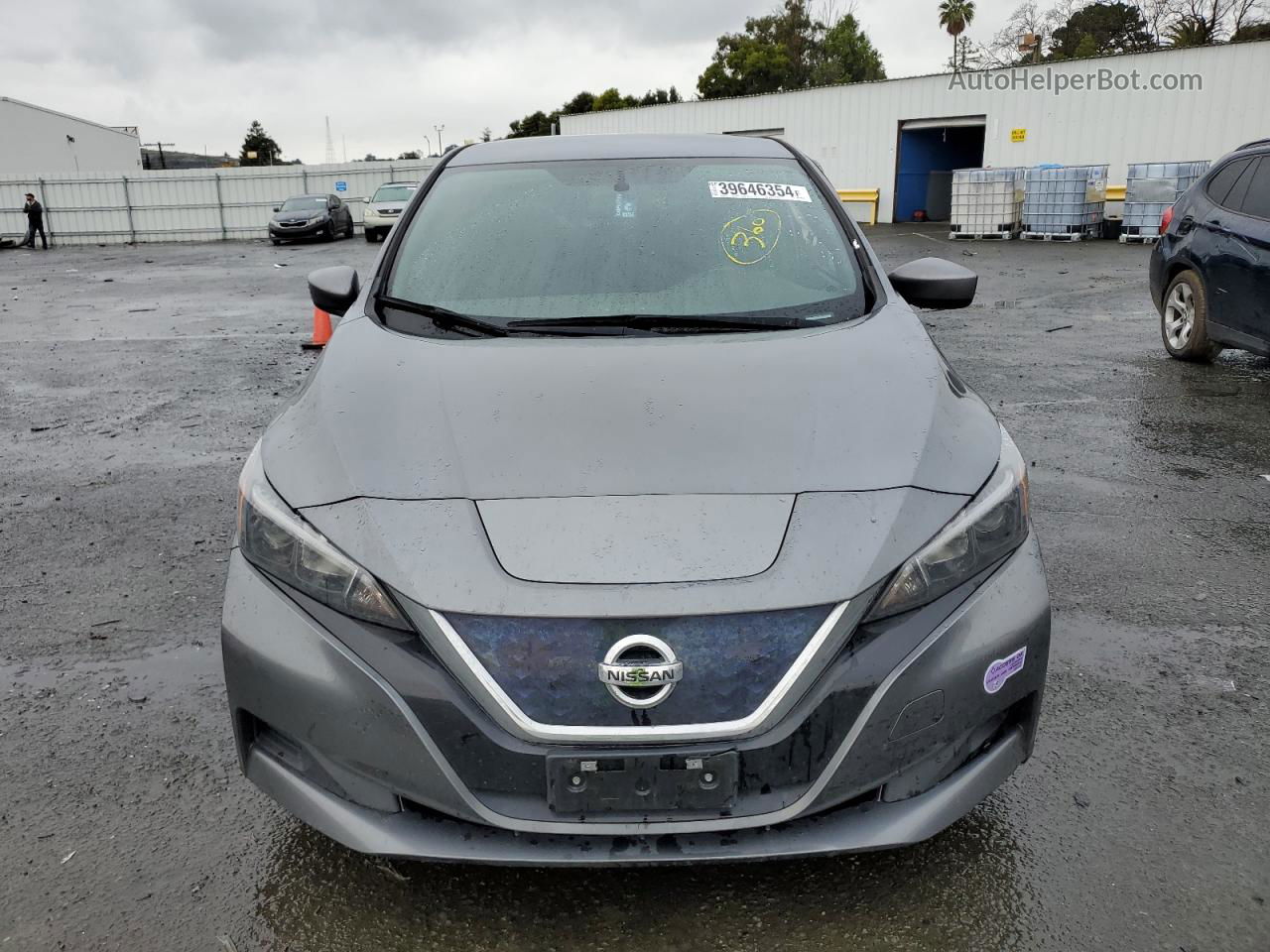 2019 Nissan Leaf S Gray vin: 1N4AZ1CP0KC305532