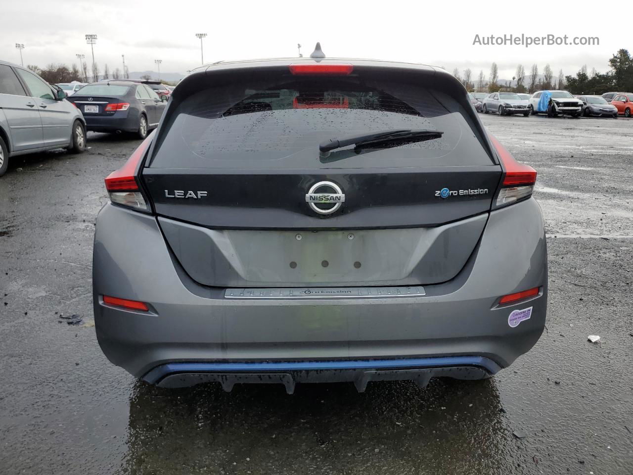 2019 Nissan Leaf S Gray vin: 1N4AZ1CP0KC305532