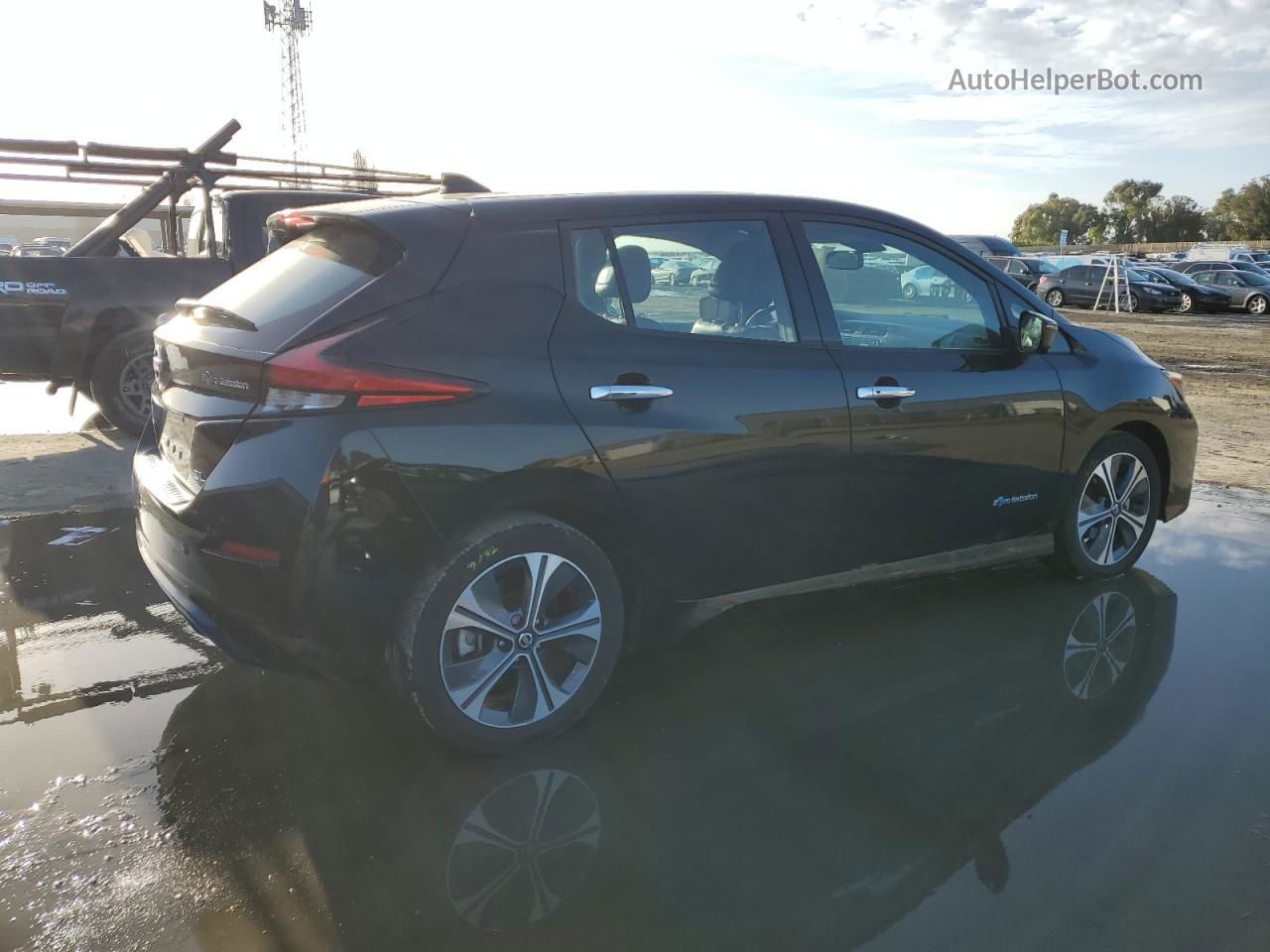 2019 Nissan Leaf S Blue vin: 1N4AZ1CP0KC305689