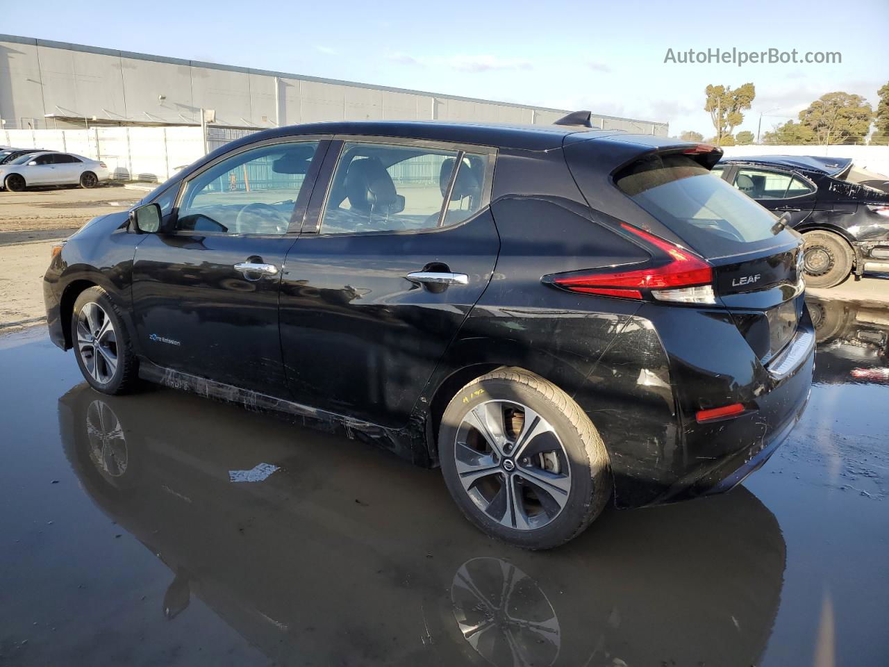 2019 Nissan Leaf S Blue vin: 1N4AZ1CP0KC305689