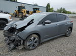 2019 Nissan Leaf S Угольный vin: 1N4AZ1CP0KC306549