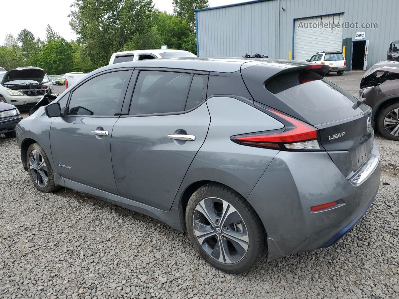 2019 Nissan Leaf S Charcoal vin: 1N4AZ1CP0KC306549